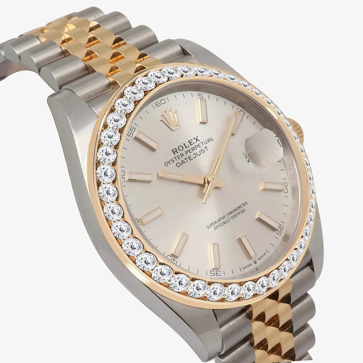 Additional Image 2 for  3 ctw Round Lab Grown Diamond  Rolex Watch