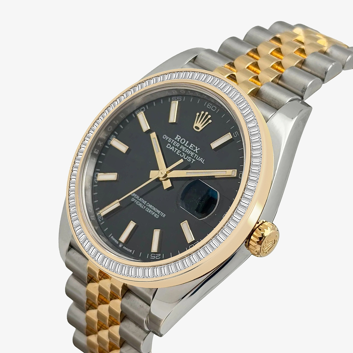 Additional Image 1 for  2 1/3 ctw Baguette Lab Grown Diamond  Rolex Watch