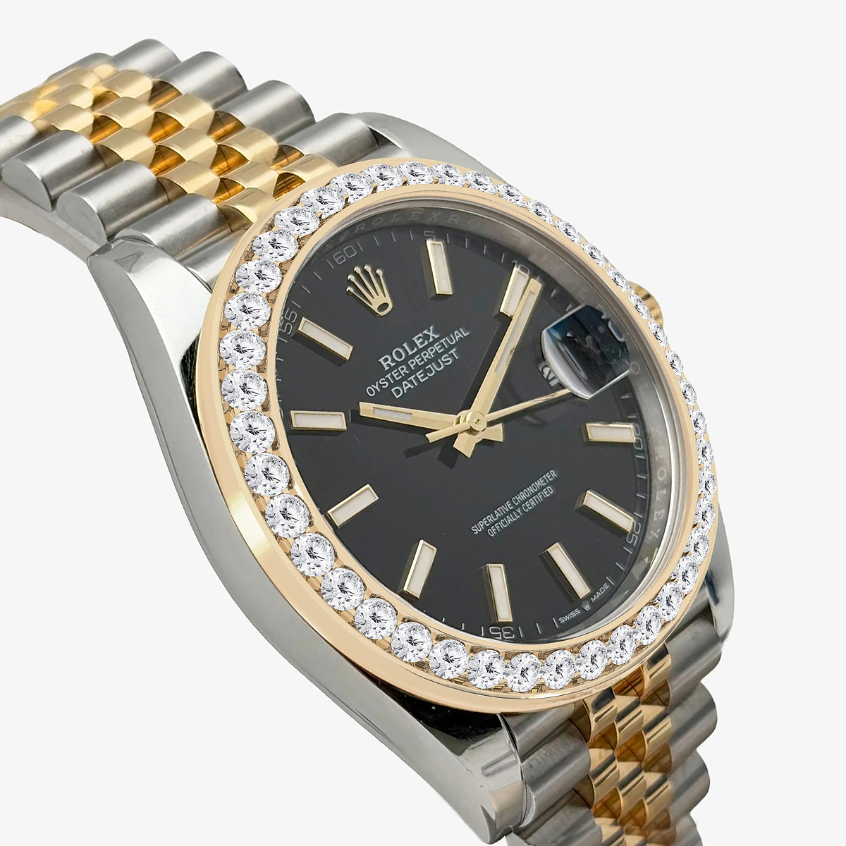 Additional Image 2 for  3 ctw Round Lab Grown Diamond  Rolex Watch
