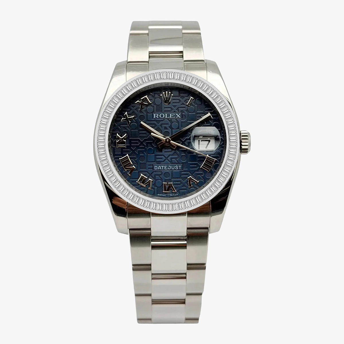 3 ctw Baguette Lab Grown Diamond  Rolex Watch