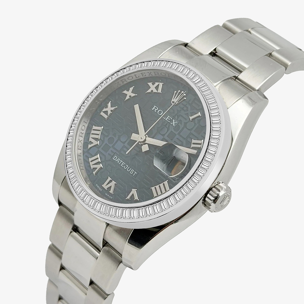 Additional Image 1 for  3 ctw Baguette Lab Grown Diamond  Rolex Watch