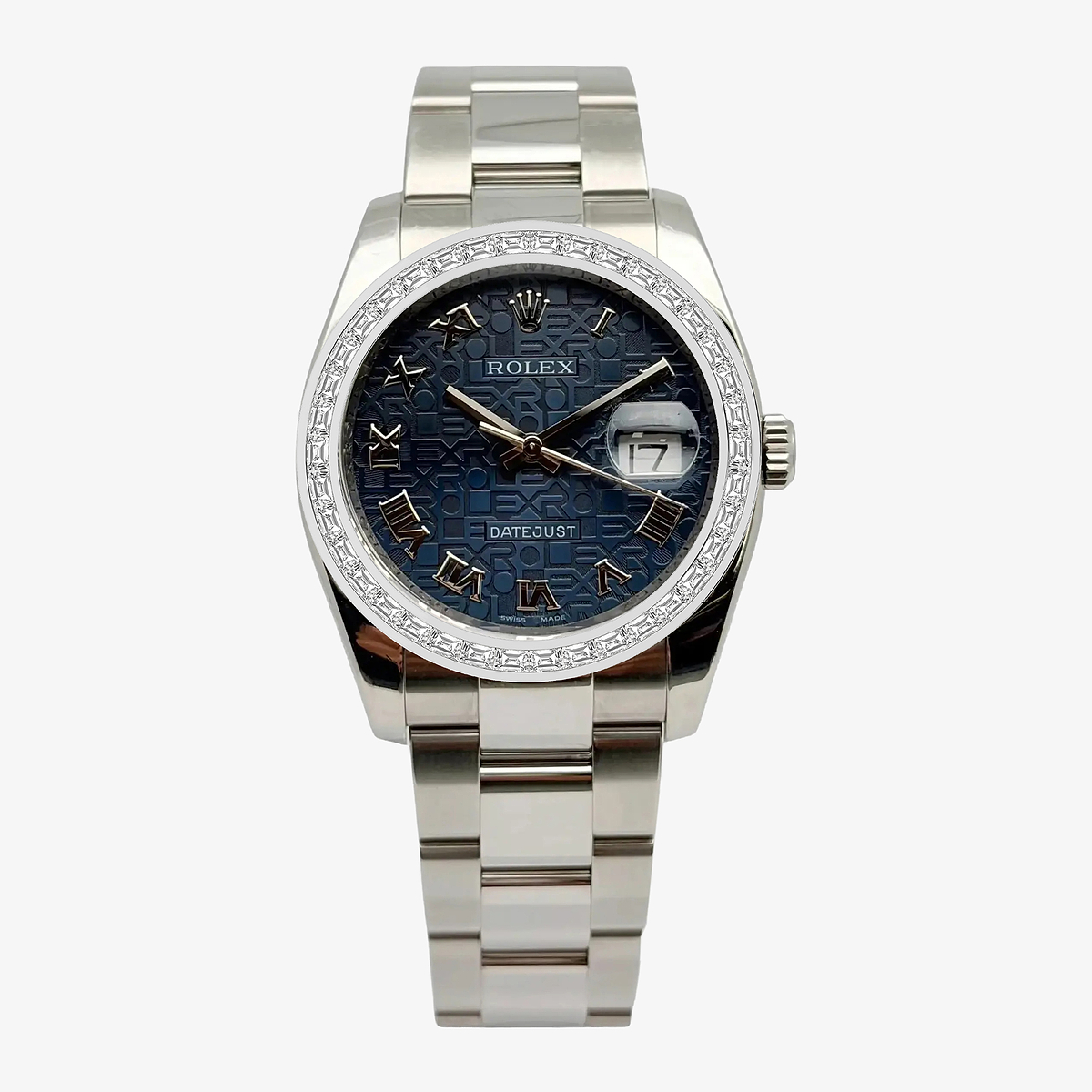 2 2/3 ctw Trapezoid Lab Grown Diamond  Rolex Watch