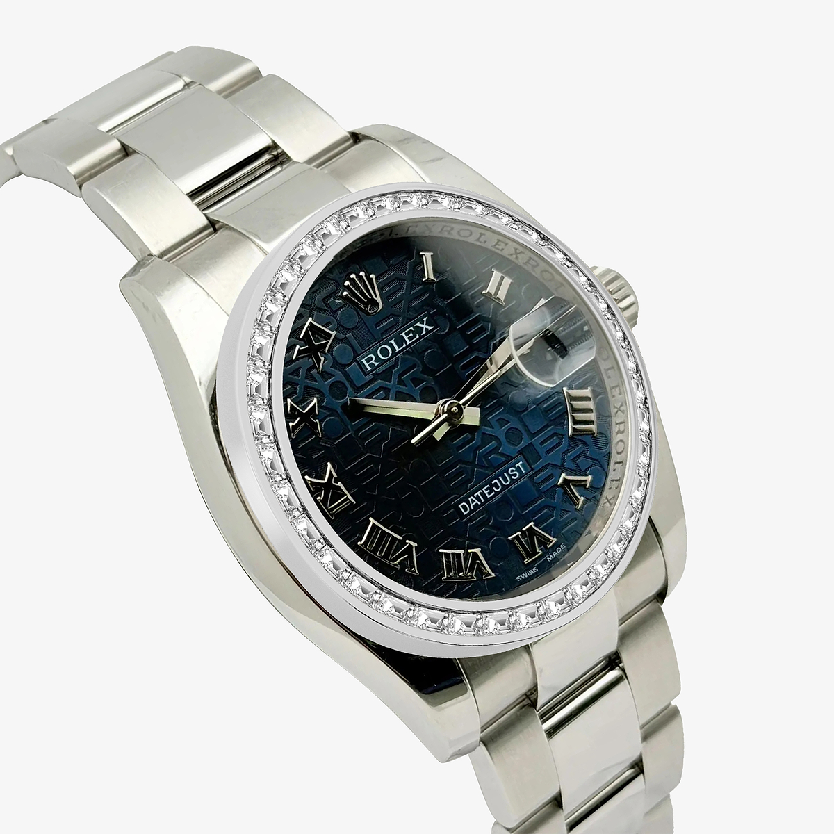 Additional Image 2 for  2 2/3 ctw Trapezoid Lab Grown Diamond  Rolex Watch