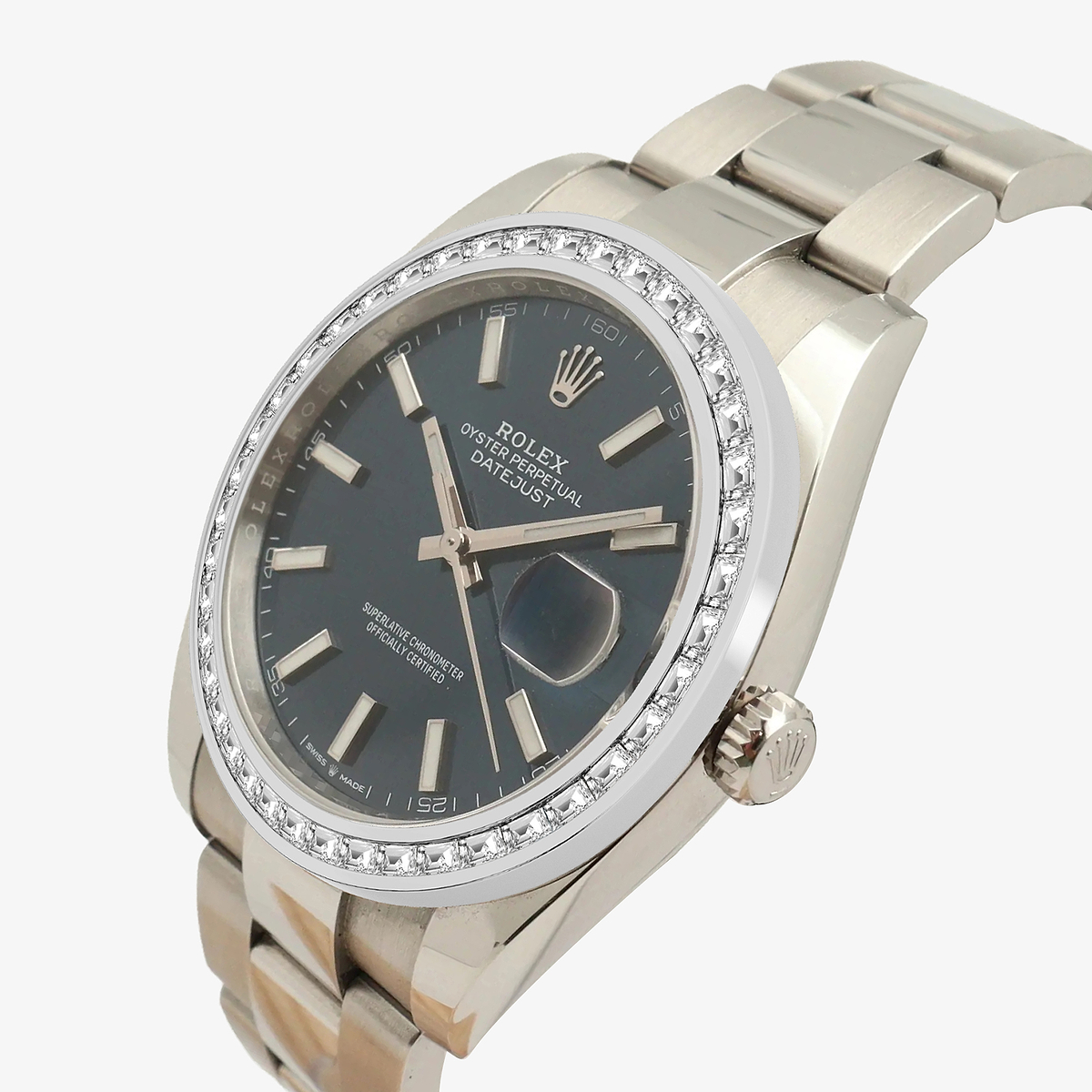 Additional Image 1 for  2 7/8 ctw Trapezoid Lab Grown Diamond  Rolex Watch