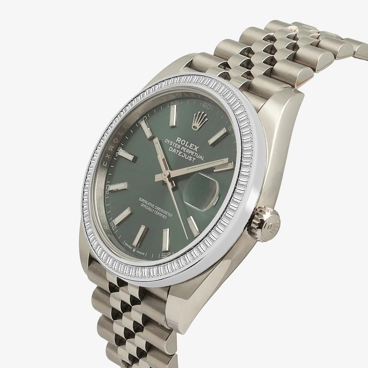Additional Image 1 for  2 1/3 ctw Baguette Lab Grown Diamond  Rolex Watch