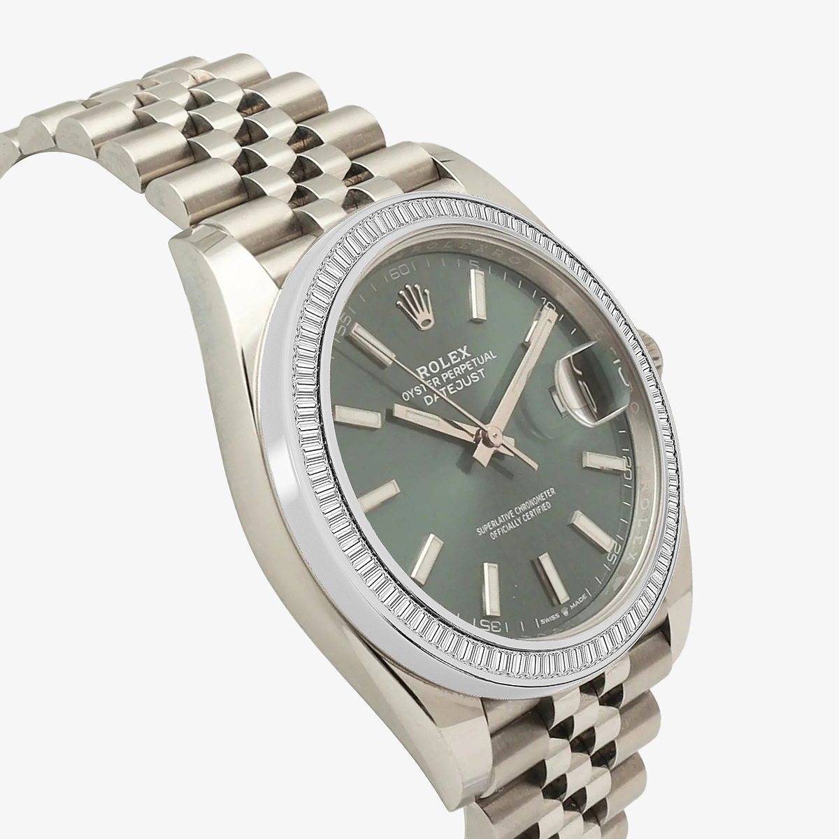 Additional Image 2 for  2 1/3 ctw Baguette Lab Grown Diamond  Rolex Watch