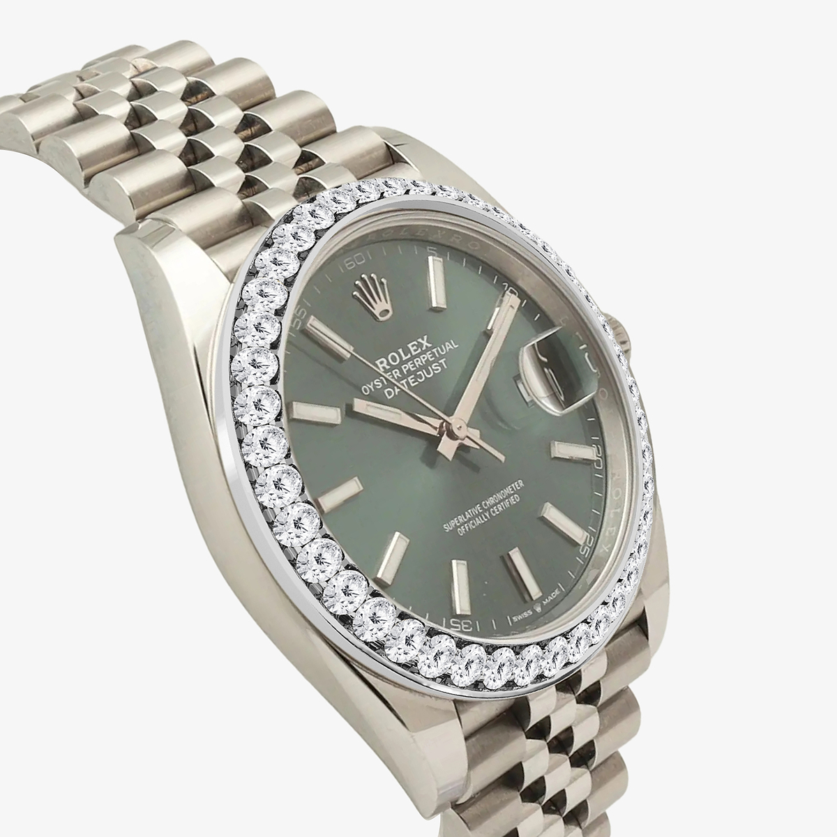 Additional Image 2 for  3 ctw Round Lab Grown Diamond  Rolex Watch