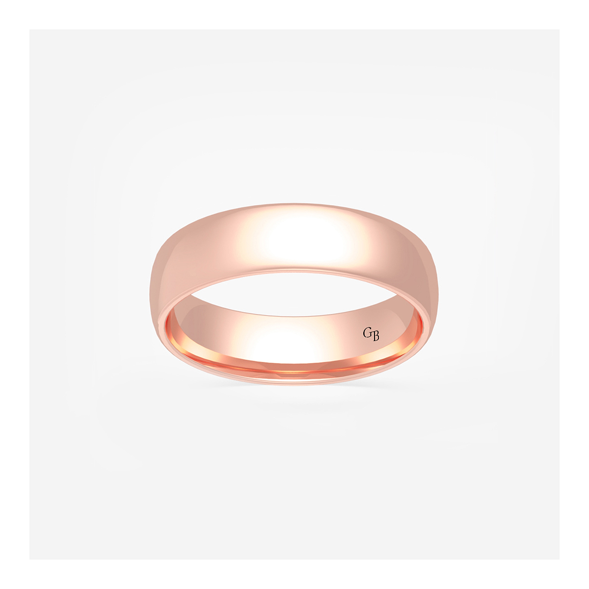 5mm High Polished Classic Wedding Band