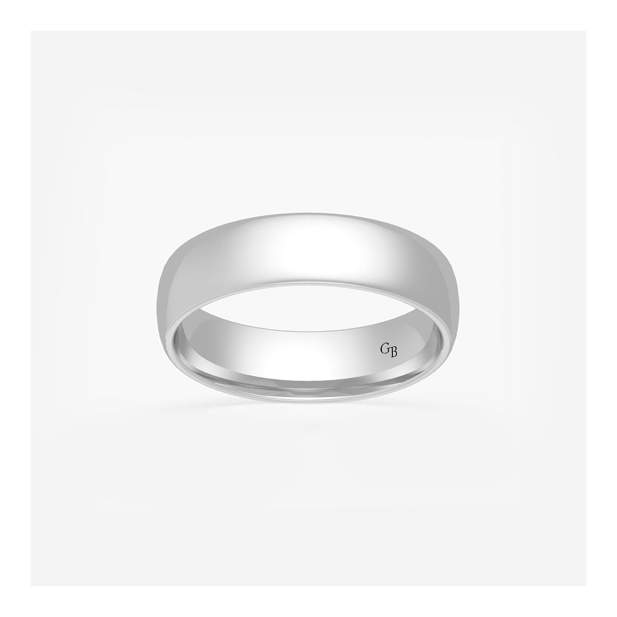 5mm High Polished Classic Wedding Band