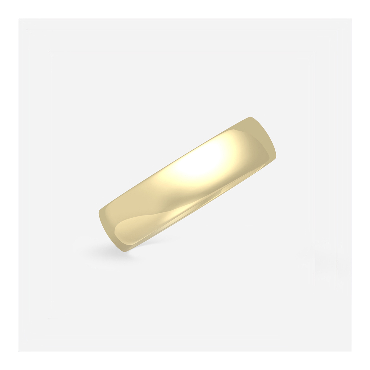 Additional Image 1 for  5mm High Polished Classic Wedding Band