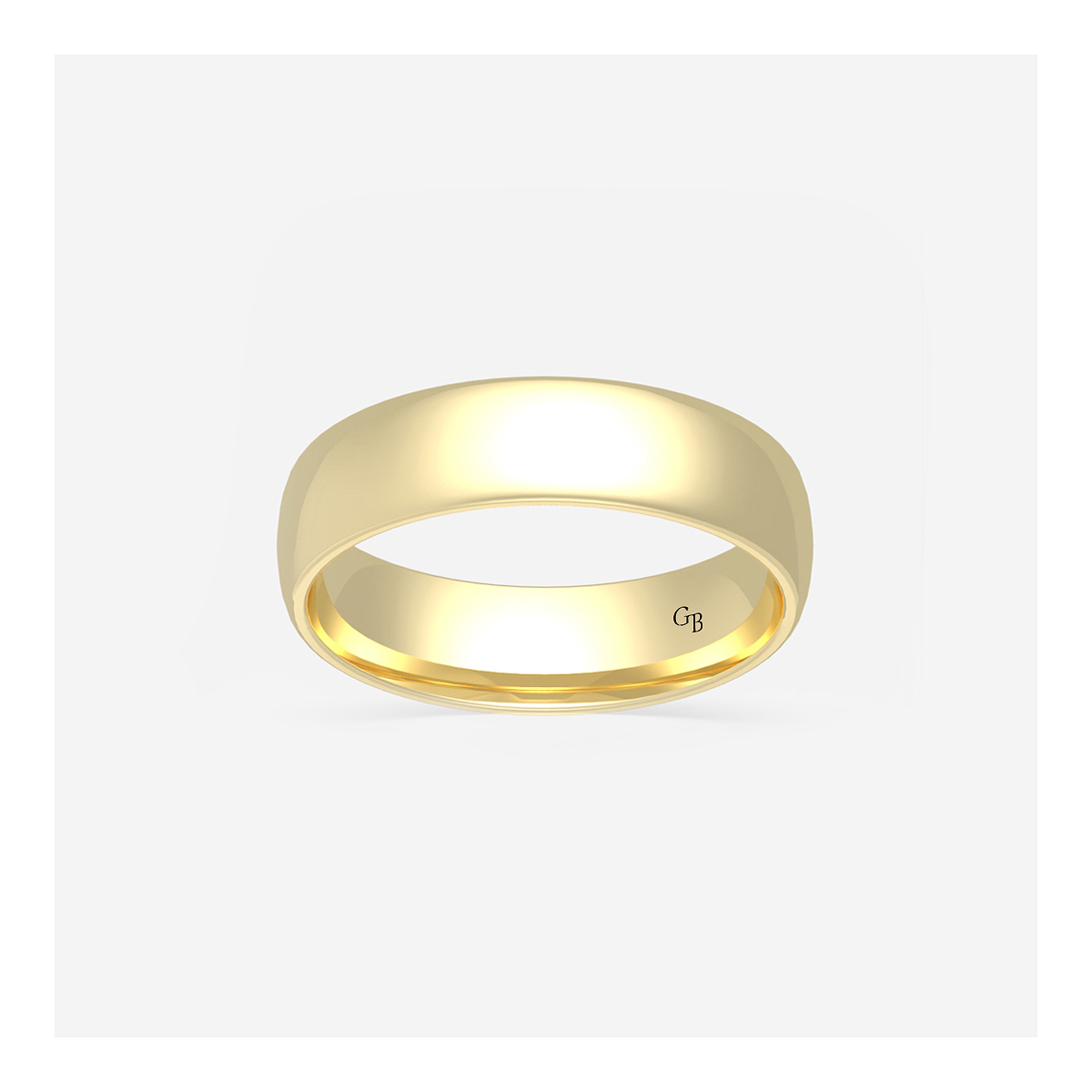 5mm High Polished Classic Wedding Band