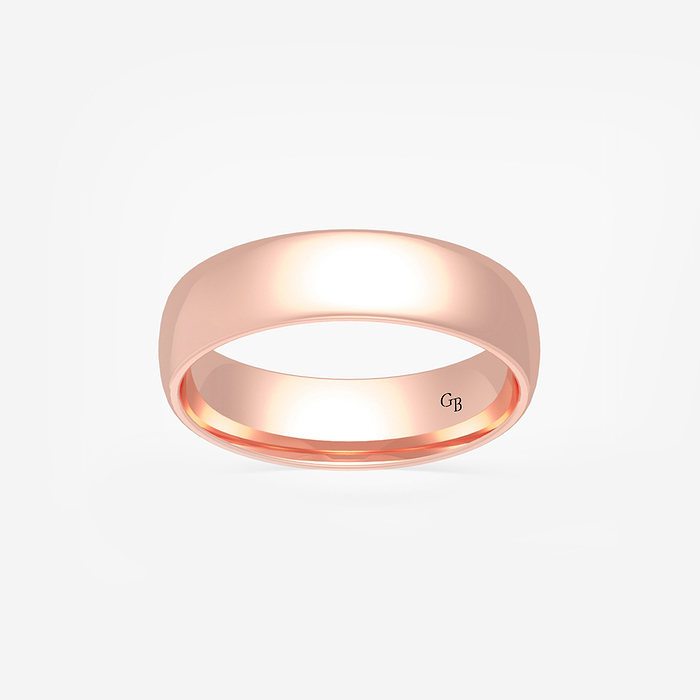 5mm High Polished Classic Wedding Band