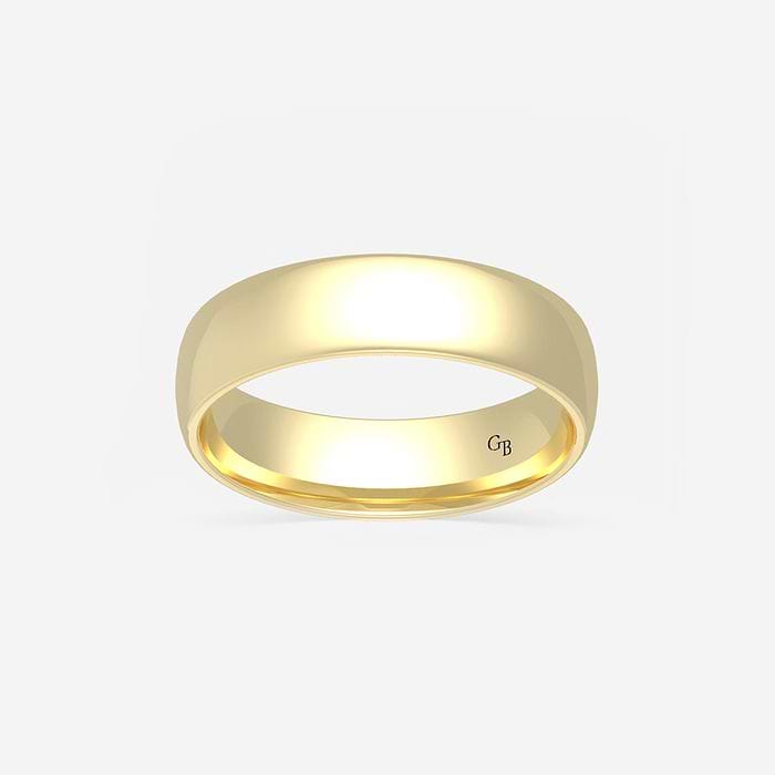 High Polished Classic Wedding Band