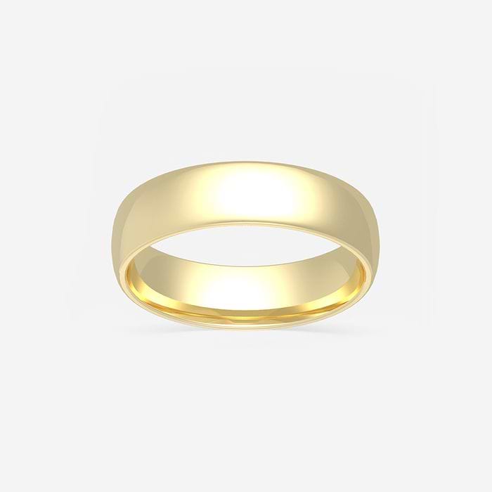 High Polished Classic Wedding Band