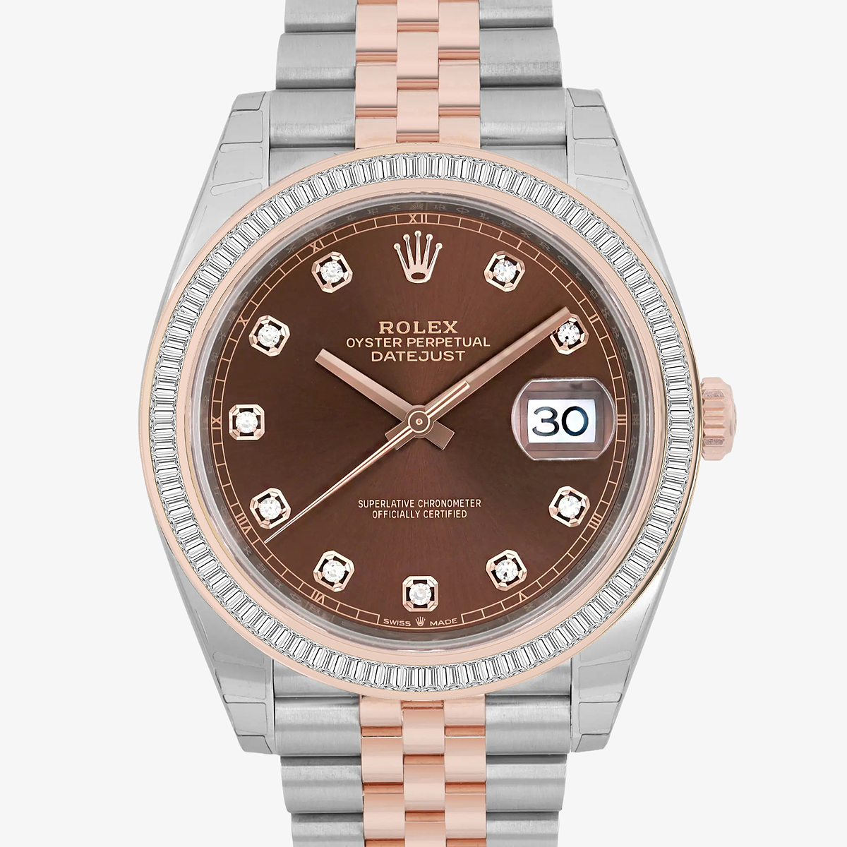 Additional Image 1 for  2 1/3 ctw Baguette Lab Grown Diamond  Rolex Watch