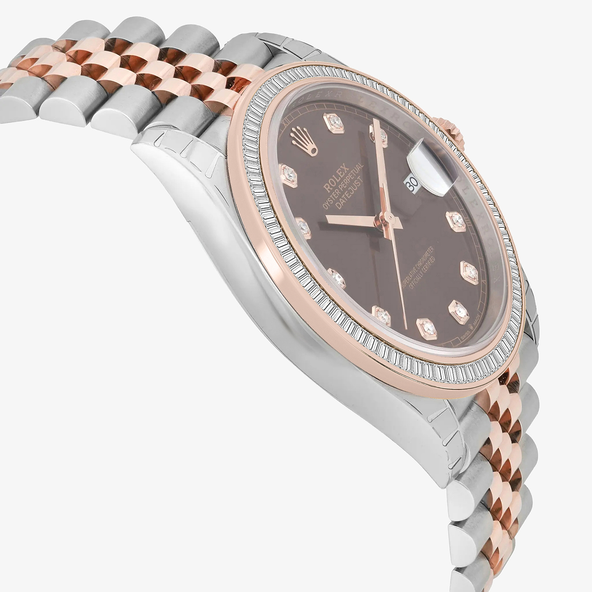 Additional Image 3 for  2 1/3 ctw Baguette Lab Grown Diamond  Rolex Watch