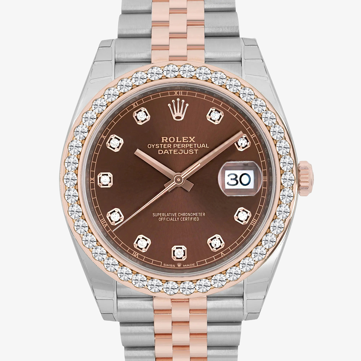 Additional Image 1 for  3 ctw Round Lab Grown Diamond  Rolex Watch