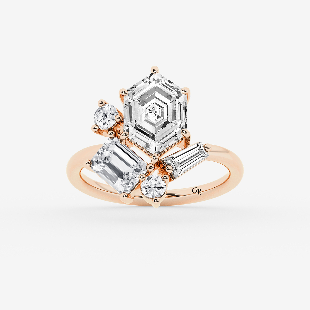 3 1/2 ctw Multi-Shape Lab Grown Diamond Ring