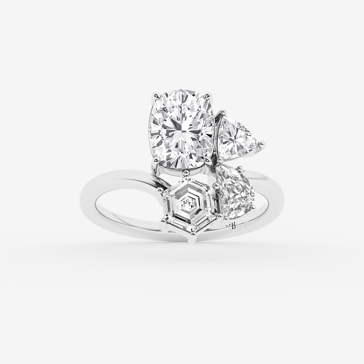 3 1/2 ctw Multi-Shape Lab Grown Diamond Ring