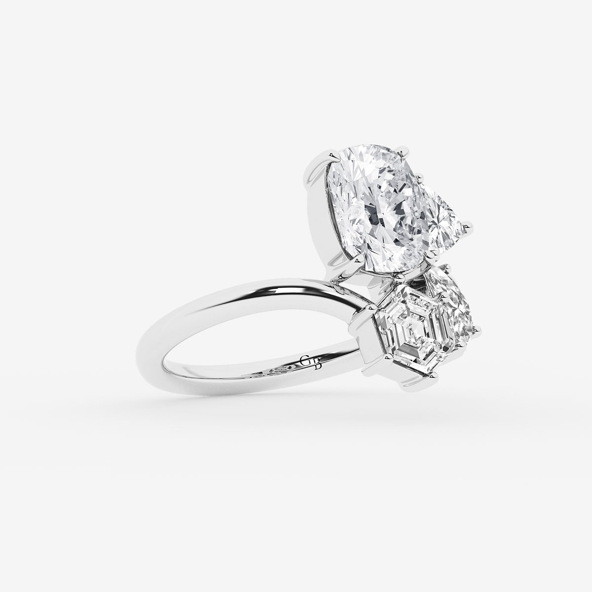 Additional Image 1 for  3 1/2 ctw Multi-Shape Lab Grown Diamond Ring