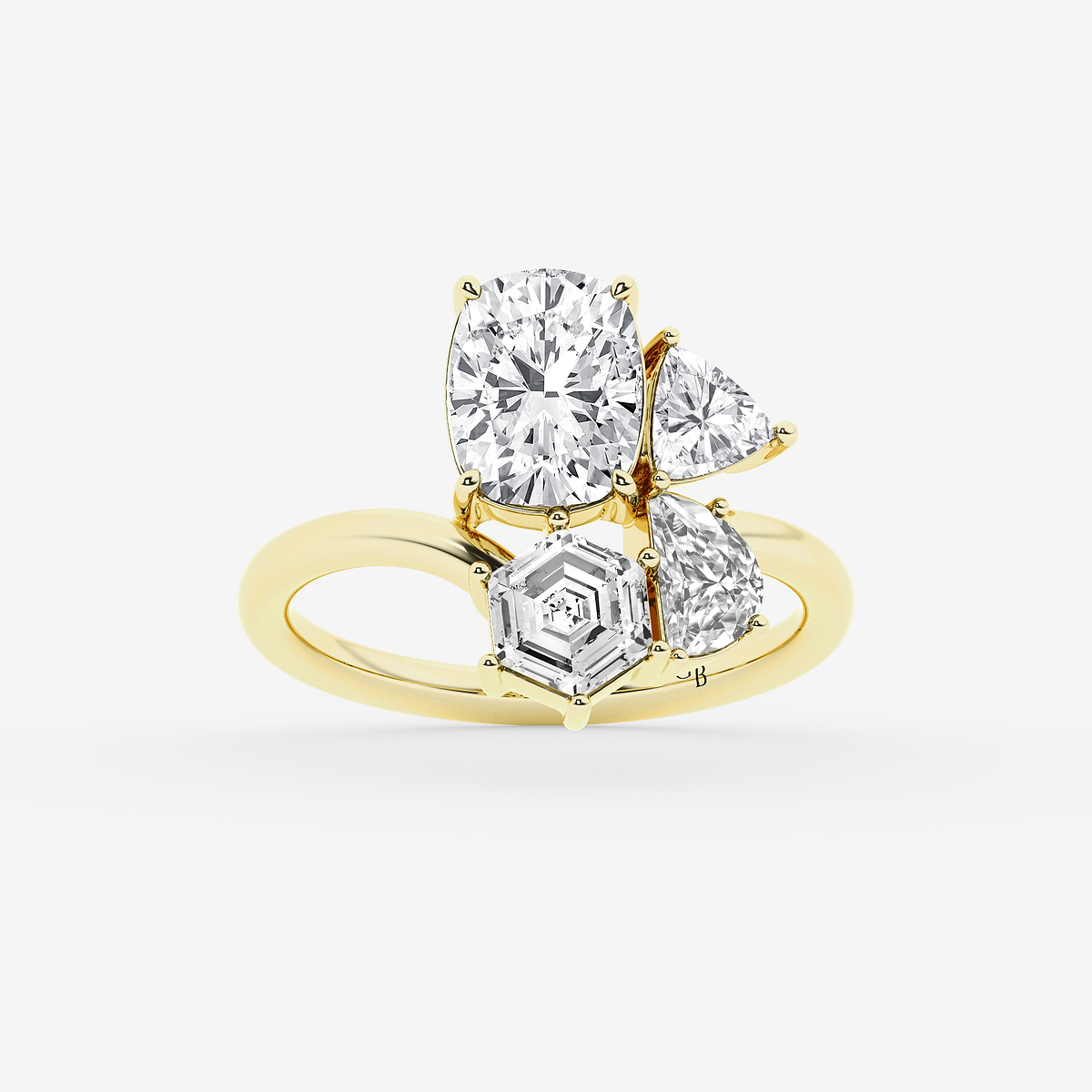 3 1/2 ctw Multi-Shape Lab Grown Diamond Ring