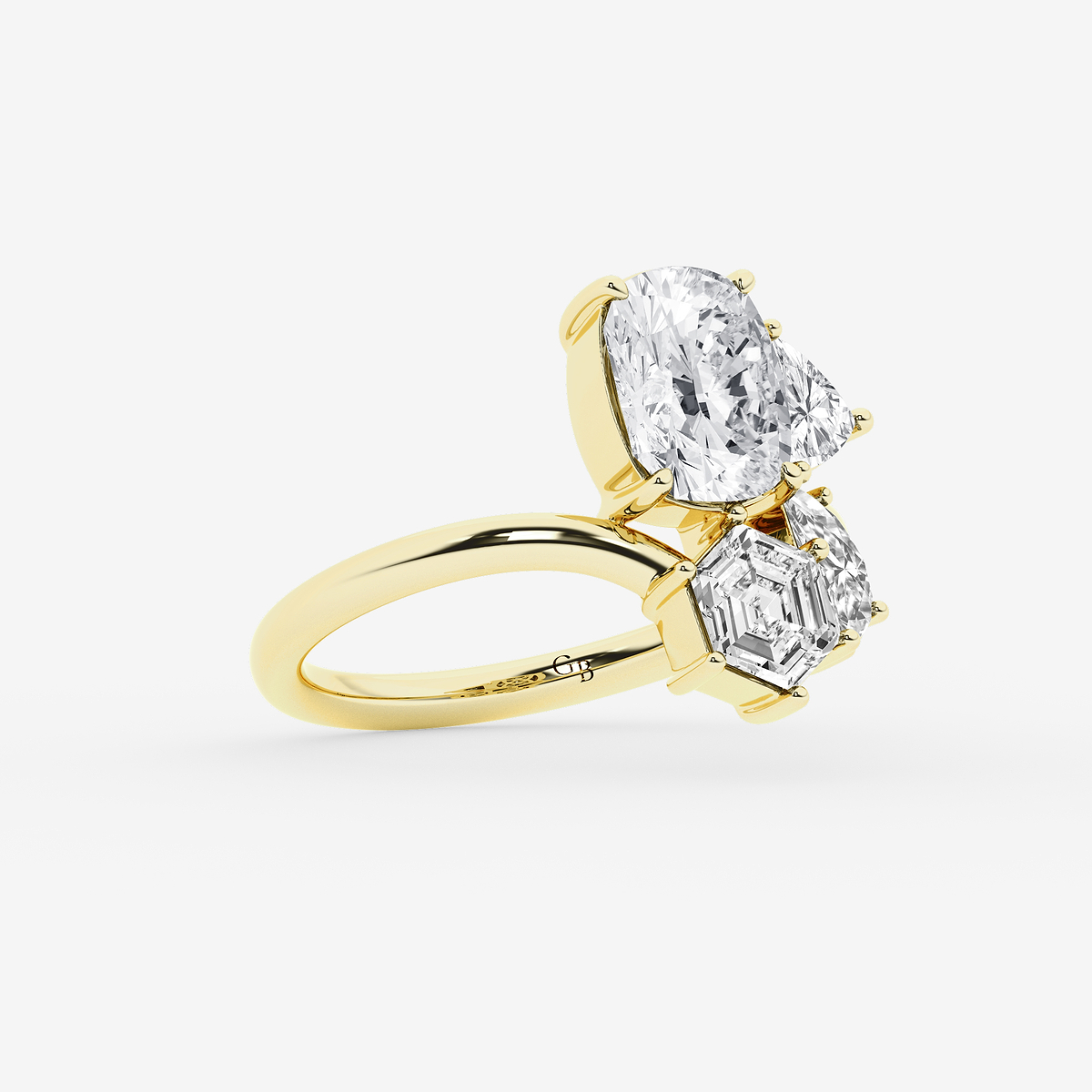 Additional Image 1 for  3 1/2 ctw Multi-Shape Lab Grown Diamond Ring