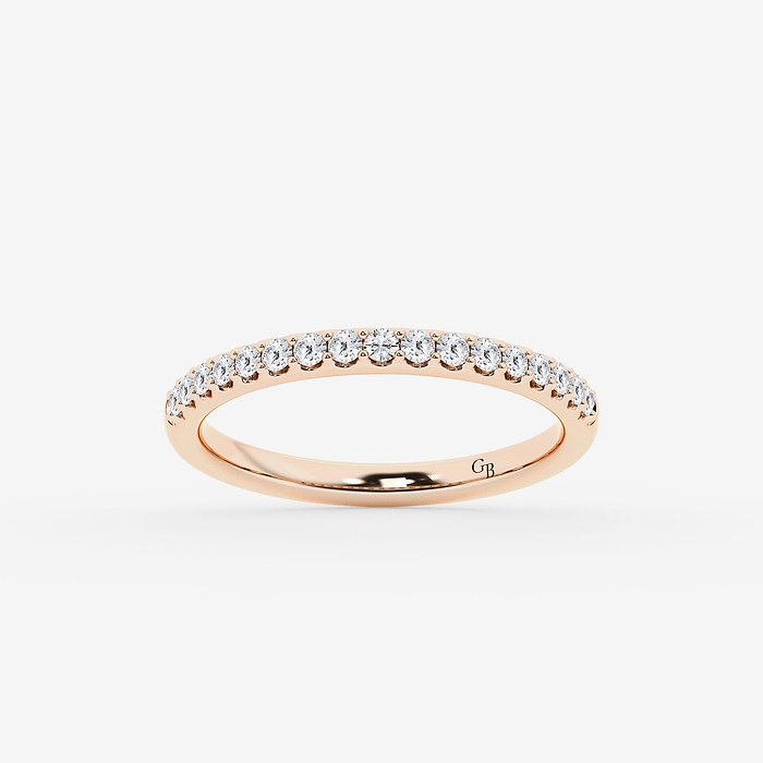 1/4 ctw Round Lab Grown Diamond Wedding Band