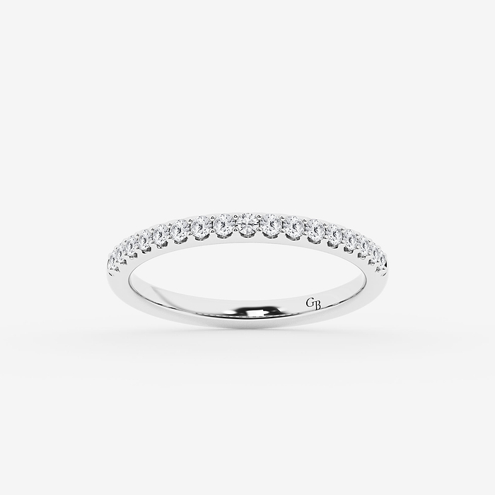 1/4 ctw Round Lab Grown Diamond Wedding Band