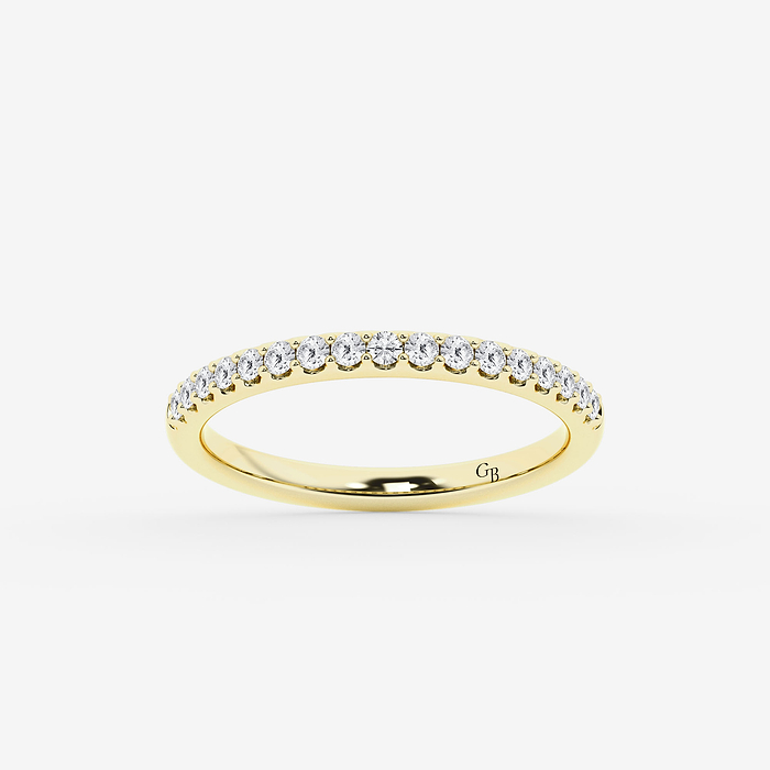 1/4 ctw Round Lab Grown Diamond Wedding Band