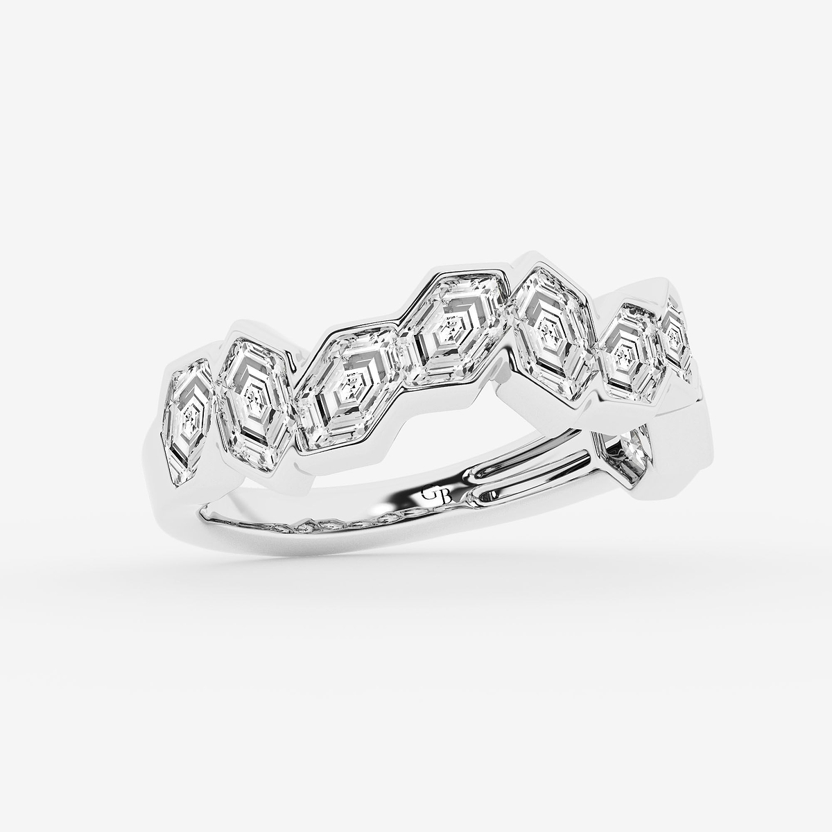 Additional Image 1 for  3 ctw Dutch Marquise Lab Grown Diamond Men\'s Ring
