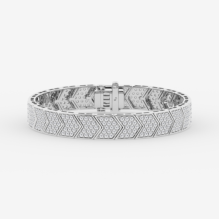 Design ID 9571 - Truly Custom 5 1/2 ctw Round Lab Grown Diamond Fashion Bracelet
