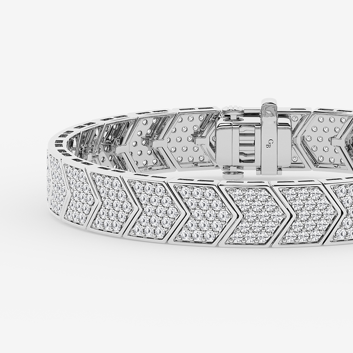 Design ID 9571 - Truly Custom 5 1/2 ctw Round Lab Grown Diamond Fashion Bracelet