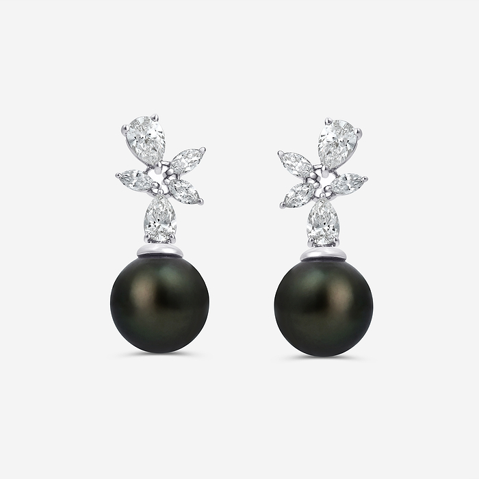 Tahitian Pearl Drop Earrings
