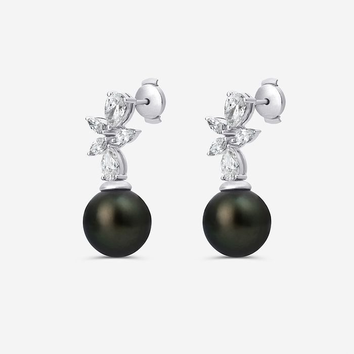 Tahitian Pearl Drop Earrings