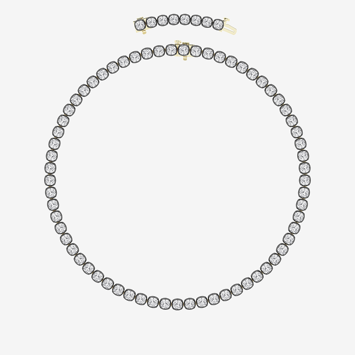 5 1/2 ctw Cushion Lab Grown Diamond 2 Inch Extender
