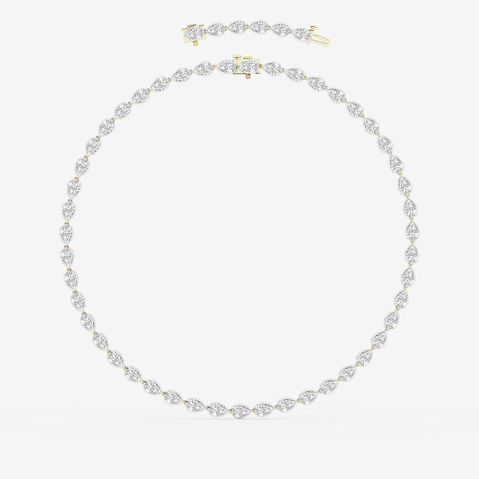 4 ctw Pear Lab Grown Diamond 2 Inch Extender