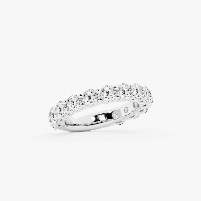 Design ID 5444 - Truly Custom 1 1/2 ctw Round Lab Grown Diamond Three Quarter Eternity Wedding Band