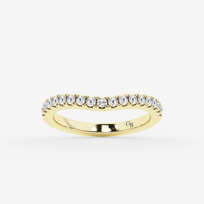 1/4 ctw Round Lab Grown Diamond Wedding Band