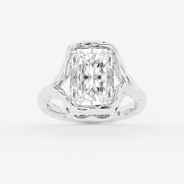 Design ID 9972 - Truly Custom 3 ctw Radiant Lab Grown Diamond Solitaire Engagement Ring