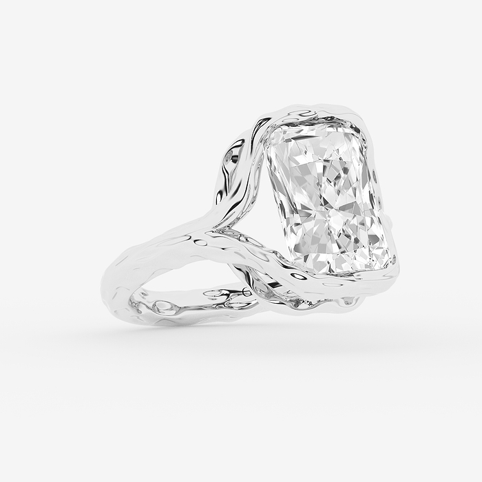 Design ID 9972 - Truly Custom 3 ctw Radiant Lab Grown Diamond Solitaire Engagement Ring