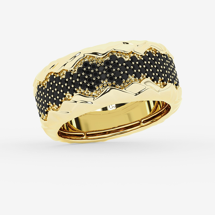 Design ID 10208 - Truly Custom 1 7/8 ctw Round Lab Grown Diamond Wedding Band