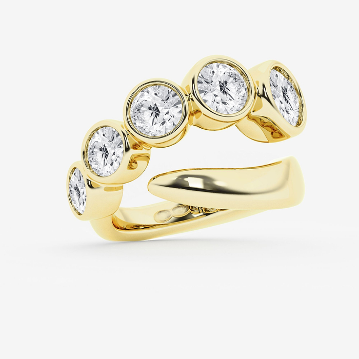 Design ID 10382 - Truly Custom 3 5/8 ctw Round Lab Grown Diamond Fashion Ring