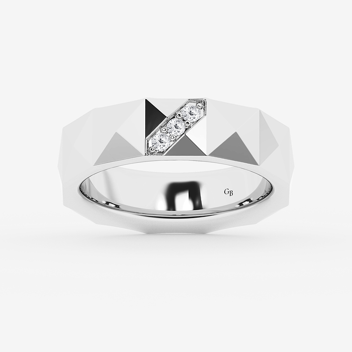 Design ID 12525 - GB Custom 1/5 ctw Round Lab Grown Diamond Wedding Band