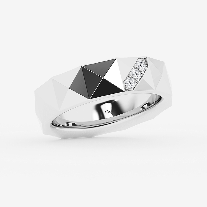 Design ID 12525 - GB Custom 1/5 ctw Round Lab Grown Diamond Wedding Band
