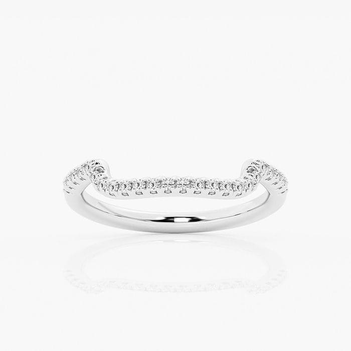 1/4 ctw Round Lab Grown Diamond Wedding Band