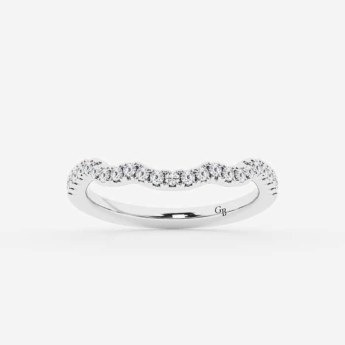 1/4 ctw Round Lab Grown Diamond Wedding Band