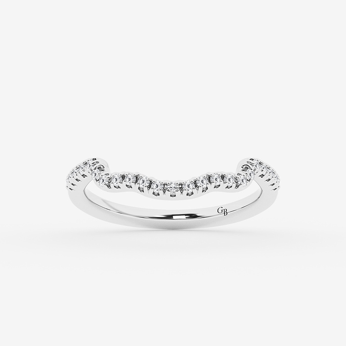 1/4 ctw Round Lab Grown Diamond Wedding Band