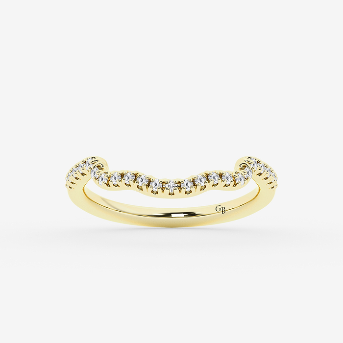 1/4 ctw Round Lab Grown Diamond Wedding Band