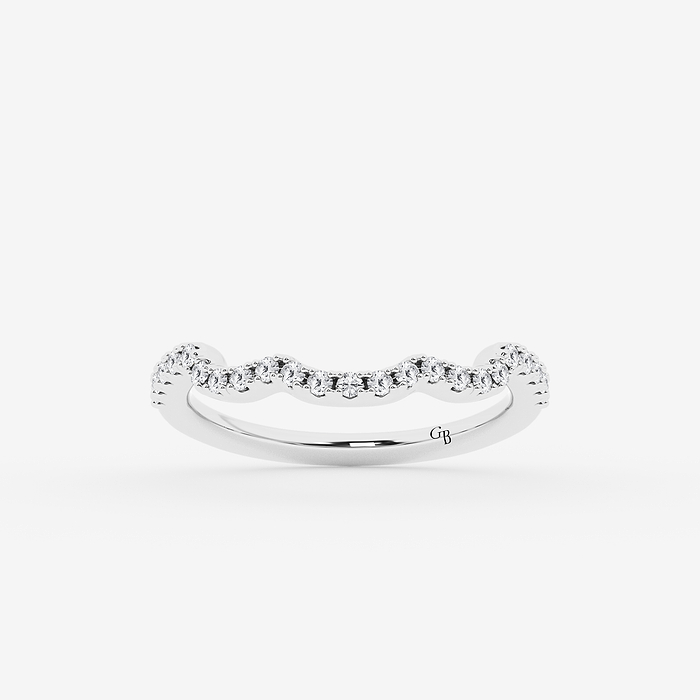 1/4 ctw Round Lab Grown Diamond Wedding Band