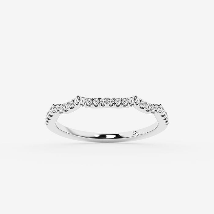 1/6 ctw Round Lab Grown Diamond Wedding Band